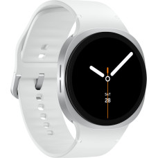 Samsung Galaxy Watch8, Smartwatch silver, 44 mm, LTE, Sport Band S/M
