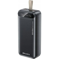 Awei PowerBank PA-12 30000mAh 22.5W      czarny/black