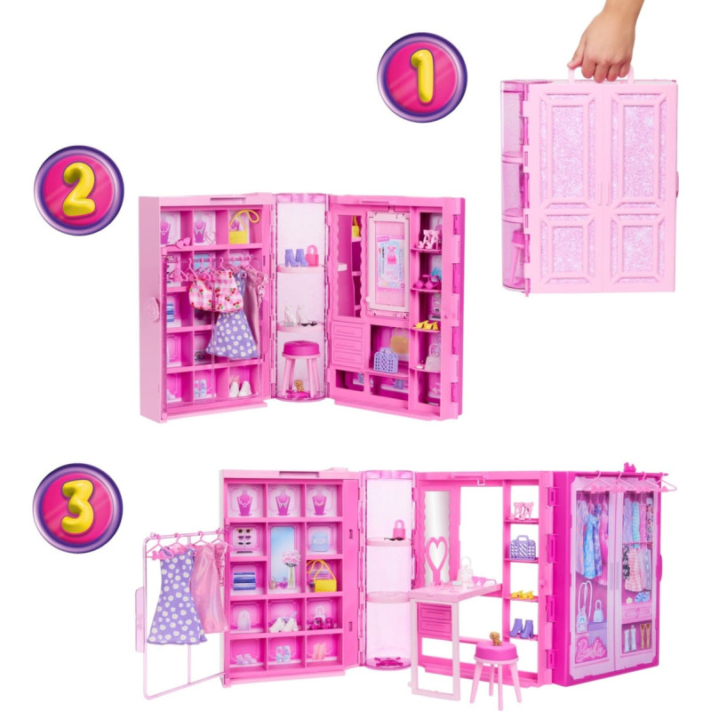 Mattel Barbie Dream Wardrobe with Doll