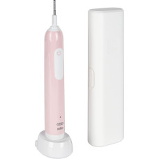 Oral-B Pro 1 Cross Action Pink with Travel Case, Electric Toothbrush pink