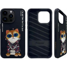 Panzerglass Nimmy case iPhone 15 Pro Max 6.7" black/black Glasses Cool Cat