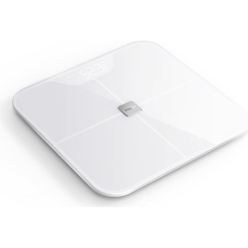 Ihealth | Body Analysis Scales | HS2S | Body fat analysis | Body Mass Index (BMI) measuring | Body water percentage | Bone mass analysis | Maximum weight (capacity) 180 kg | Memory function | Multiple users | Muscle ratio/density analysis