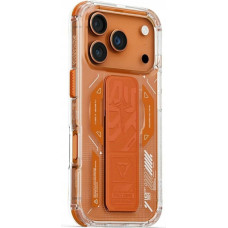 Skinarma Etui Skinarma Helio do iPhone 17 Pro Magnetic Charging + Grip Stand pomarańczowy