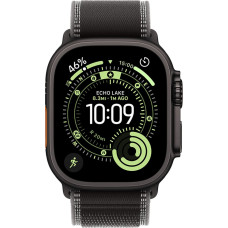 Apple Watch Ultra 3, Smartwatch black, 49 mm, Trail Loop black/charcoal grey M/L, titanium case, Cellular