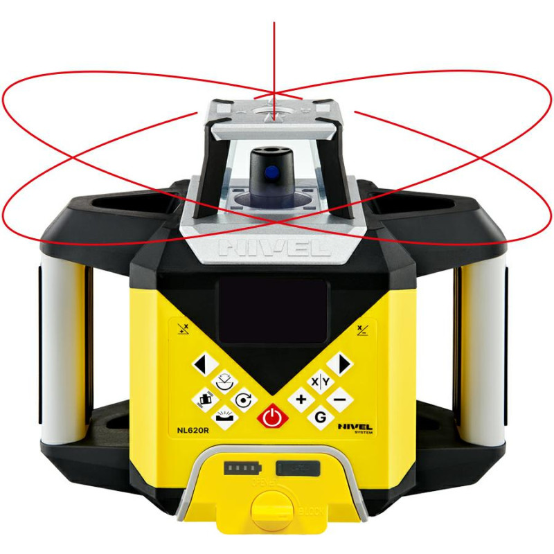 Nivel System NIWELATOR LASEROWY NL620R DIGITAL wiązka czerwona