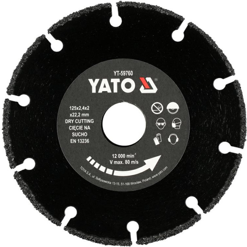 Yato TARCZA DO DREWNA 125mm
