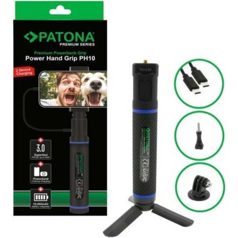 Patona PH10 10000 mAh Czarny