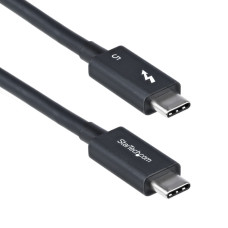 Startech Kabel USB StarTech Thunderbolt - USB-C 1 m Czarny (TBLT5MM1M240W)