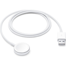 Apple Watch magnetic charging cable USB-A, charger white, 1 meter