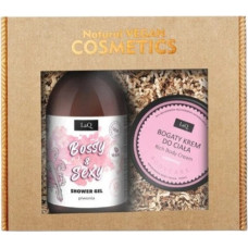 LAQ Piękna piwonia żel pod prysznic 500ml + bogaty balsam do ciała 200ml