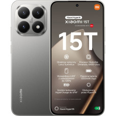 Xiaomi 15T - 6.83 - 256GB, Mobile Phone grey, HyperOS, 12GB