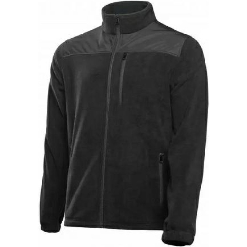 Hogert BLUZA POLAROWA Z OXFORDEM EZRA CZARNA L (52)