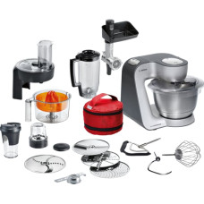 Bosch MUM59S81DE virtuvinis kombainas 1000 W 3,9 L Juoda, Nerūdijančiojo plieno