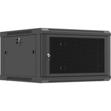 Lanberg Wall mounted installation cabinet 19" 6U 600X600 | WF01-6606-23B | Black