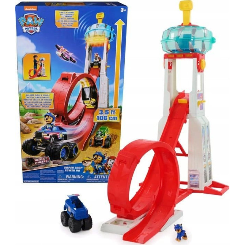 Paw Patrol Spin Master Paw Patrol Rescue Wheels - Superloop Tower, Play Building