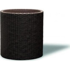 Keter Donica Curver Keter MEDIUM CYLINDER PLANTER brązowy