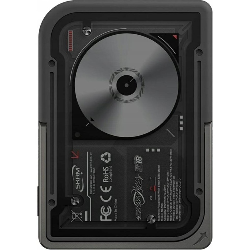 Skinarma Powerbank SKINARMA Powerbank Nexus Nova Magnetic Kick-Stand 5000mAh 20W PD USB-C MagSafe czarny