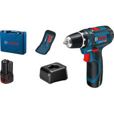 Bosch GSR 12V-15 Juoda, Mėlyna, Oranžinė