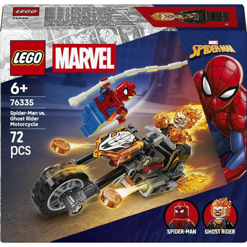 Lego Marvel Spider-Man kontra Ghost Rider na motocyklu (76335)