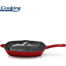 Panna griliui emaliuota ketaus 26,5x4,5 cm HR-KN-G26, COOKING BY HEINNER