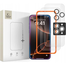 Tech-Protect SZKŁO HARTOWANE TECH-PROTECT EASY SET+ 3-PACK IPHONE 16 PRO / 17 PRO CLEAR