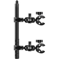 Puluz Motorcycle/bicycle mount PULUZ with two clamps and selfie stick 150 cm