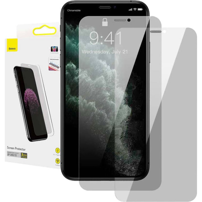 Baseus 0.3mm Screen Protector (2pcs pack) for iPhone XR/11 6.1 inch
