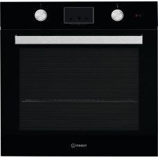 Indesit IFW 65Y0 J BL orkaitė 66 L Juoda, Nerūdijančiojo plieno