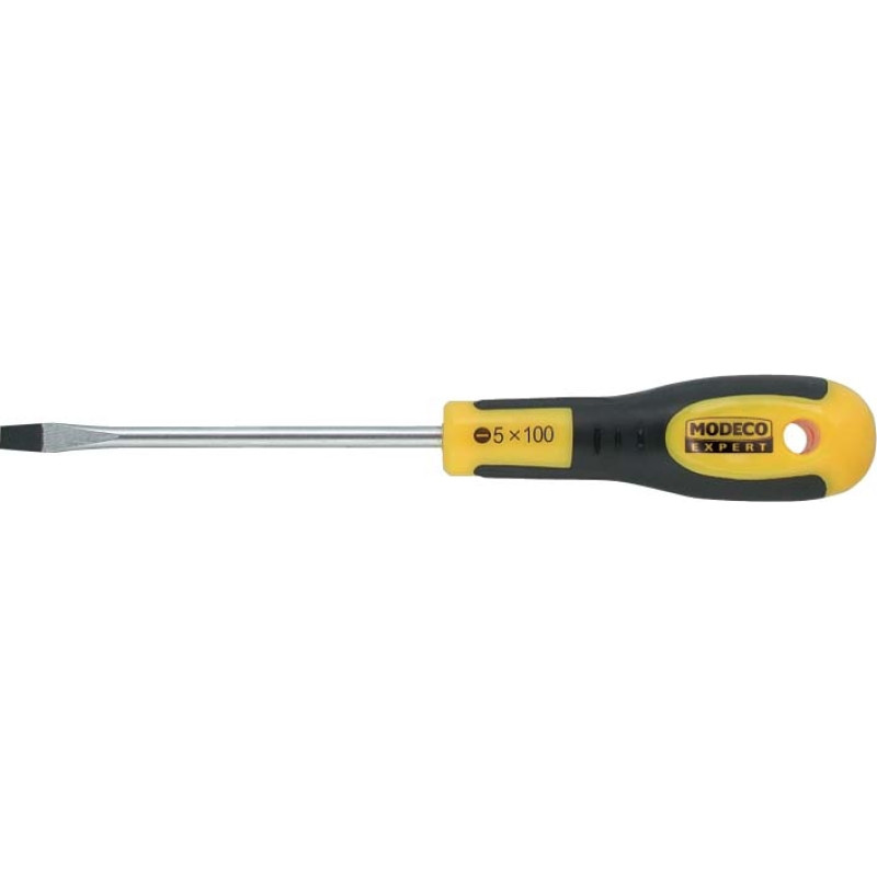 Modeco Wkrętak uniwersalny płaski FRIENDLY GRIP 5x100mm - MN-10-016