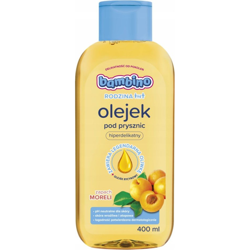 Bambino Nivea Bambino Family Shower Oil Hyperdelicate - smell Moreli 400ml