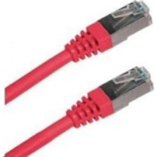 Lynx Cs Patch kabel Cat6A, S-FTP - 0,25m, červený
