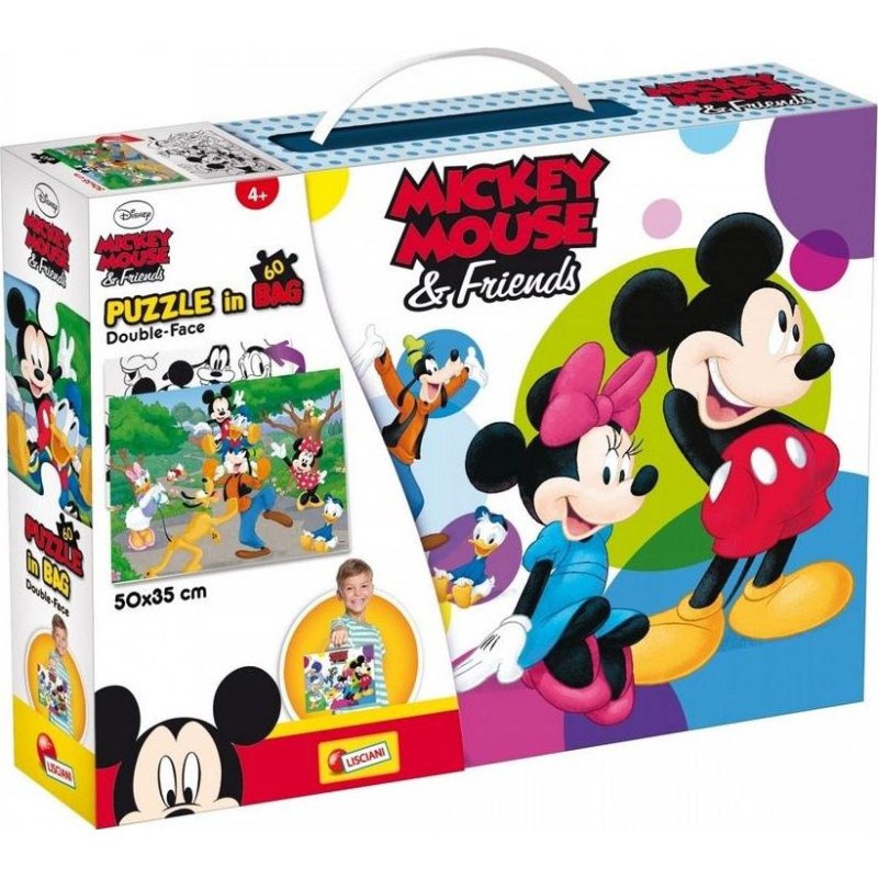Lisciani Puzzle in Case 60 Mickey