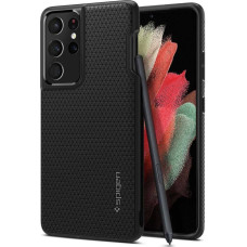 Spigen Etui Spigen Liquid Air Pen Samsung Galaxy S21 Ultra Matte Black