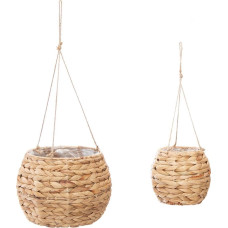 Atmosphera Beżowy komplet wiszących kwietników Aya Natural