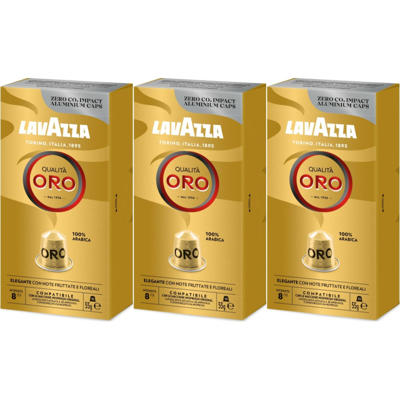 Lavazza 3x Kapsułki do Nespresso Qualita Oro 10 szt.