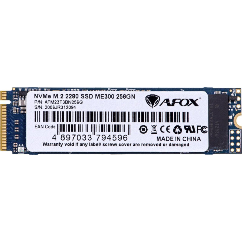 Afox Dysk SSD AFOX ME300 256GB M.2 2280 PCI-E x4 Gen4 NVMe (ME300-256GN)