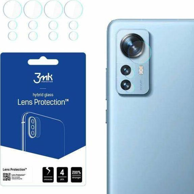 3MK 3MK Lens Protect Xiaomi 12/12X Camera lens protection 4pcs