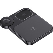 Usams Loader Usams USAMS 3w1 wireless charger 15W black/black (US-CD190)