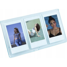 Loveinstant Box LoveInstant Frame Standing On 3 Photos For Cameras / Print Printer Paper Zink / Fuji Instax Mini - Blue