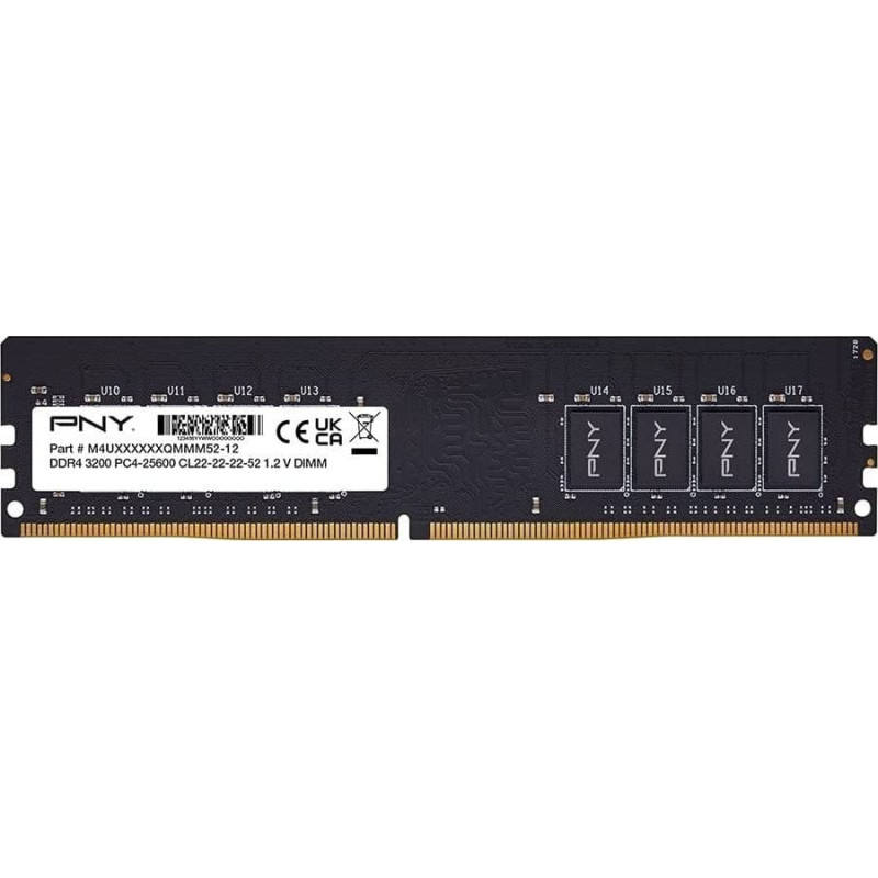 PNY Memory PNY Performance, DDR4, 32 GB, 3200MHz, CL22 (MD32GSD43200-SI)