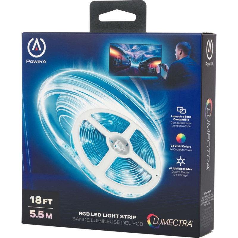 Powera Taśma LED PowerA PowerA Lumectra Taśma LED RGB 5,5 m