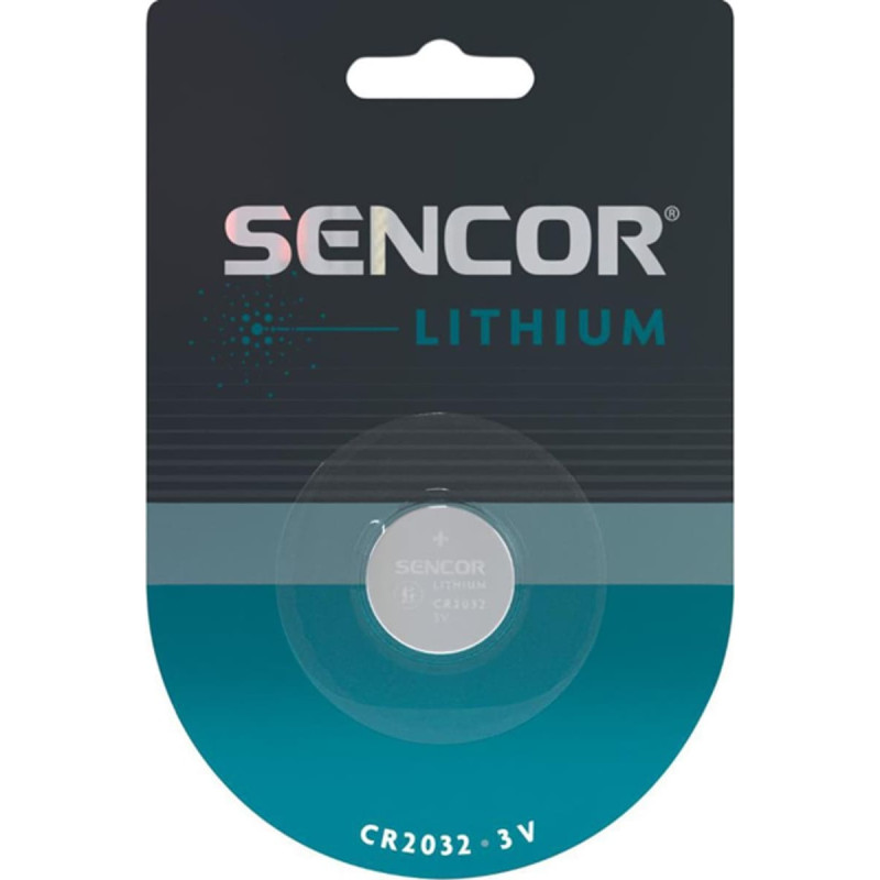 Sencor Bateria litowe, CR2032, CR2032, 3V, Sencor, blistr, 1-pack