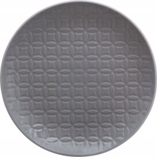 Secret De Gourmet Talerz deserowy z ceramiki, Ø 21 cm, kolor szary