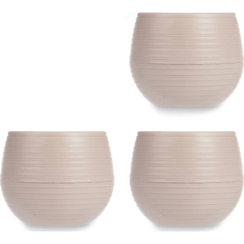 Ibergarden Doniczki samonawadniające, plastikowe, 3 sztuki, Ø 14 cm