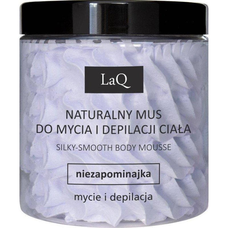 LAQ LAQ Naturalny mus do mycia i depilacji ciała Niezapominajka 250ml