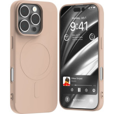Mercury Goospery Mercury Mercury MagSafe Semi-Silicone iPhone 16 Pro 6,3" różowo-piaskowy /pink sand
