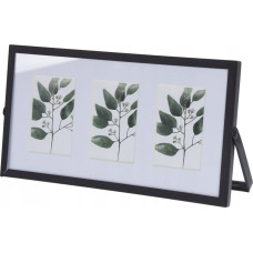 Home Styling Collection Ramka Home Styling Collection Metalowa ramka stojąca na trzy zdjęcia, passe-partout, 22 x 12 x 1 cm