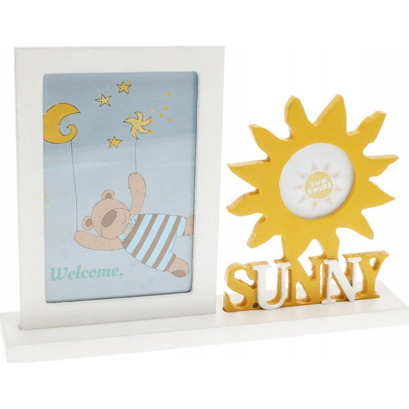 Home Styling Collection Stojąca ramka z dekoracją, 25,5 x 5 x 18,5 cm