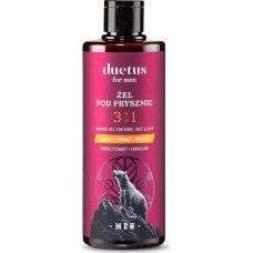 Sylveco Duetus For Men Żel pod prysznic ciało, twarz, włosy energetyzujący 3w1, 300 ml