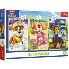 Trefl PUZZLE 3x50 Nasze pieski /Psi Patrol 34878